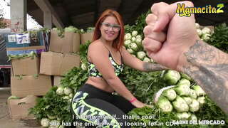 CARNE DEL MERCADO - #Jesica Dulce - Crazy Hot Colombiana Fikk Dyp Slo Av En Porno Produsent