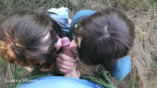 חיצונית מציצות, גמירה בפה, בהצטיינות נשיקות - אני משתפת את בעלי עם StepSis, למצוץ של בעלי זין - POV 3some ג &#039; יי החורגות מור