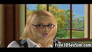 Mainit na 3D grupo ng isang itim nene masikip Mainit na 3D grupo ng isang itim nene masikip