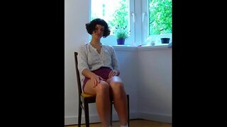 Красотка белән Волосатой Киской һәм Волосатыми Ямочками селфи Ясый, Замирая нче Оргазма